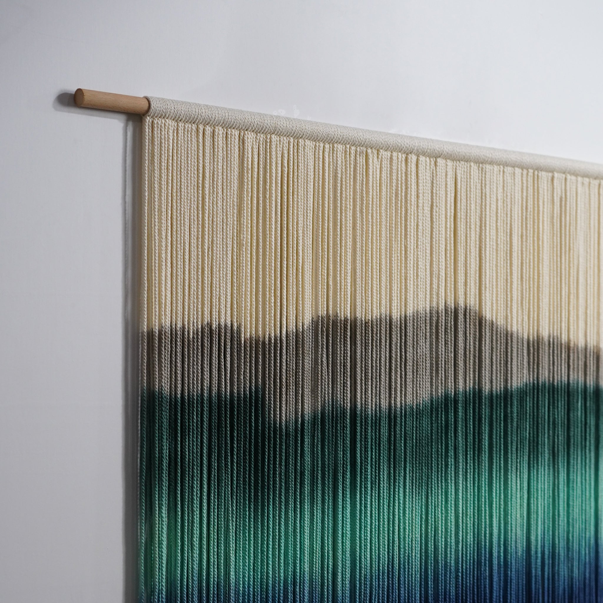 Mountain Nursery Hanging | Boho Dip-Dye Decor | yfine