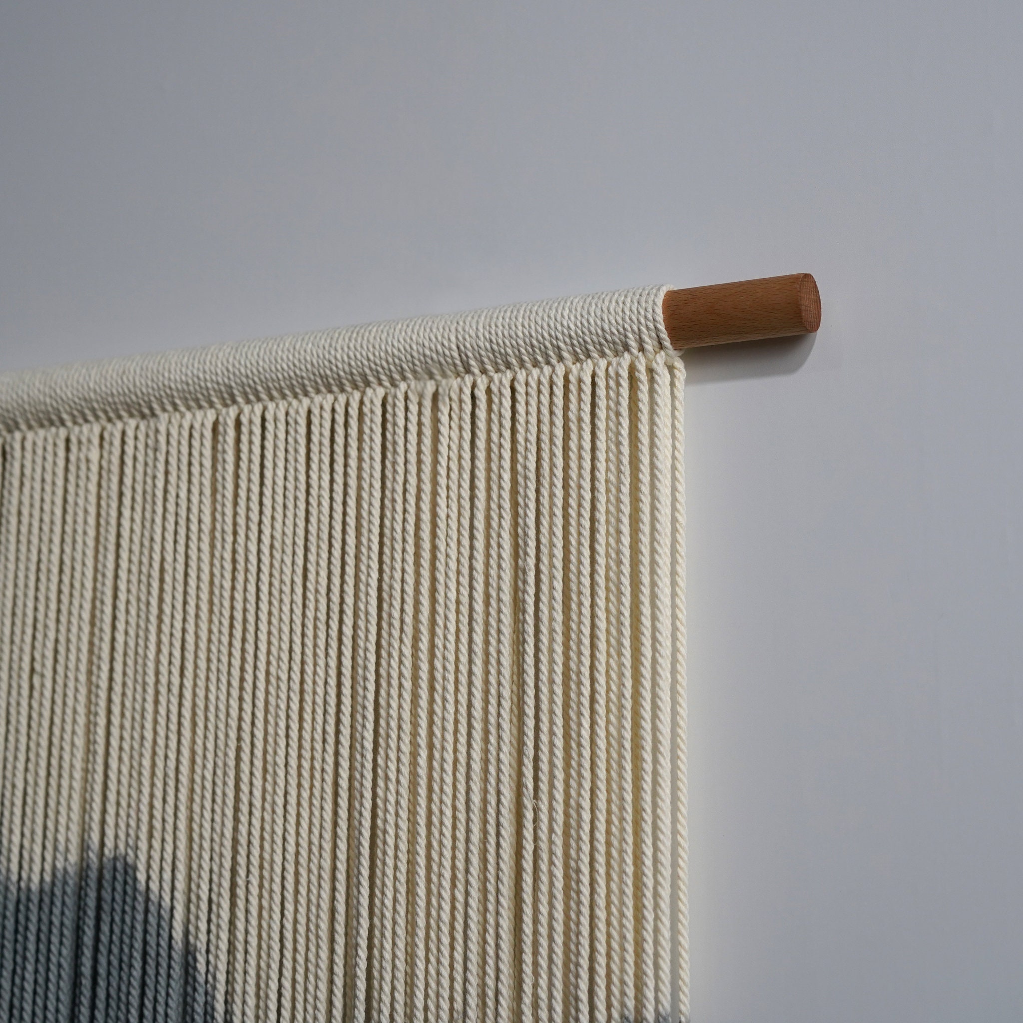 Mountain Textile Wall Hanging | Boho Dip Dye | yfine