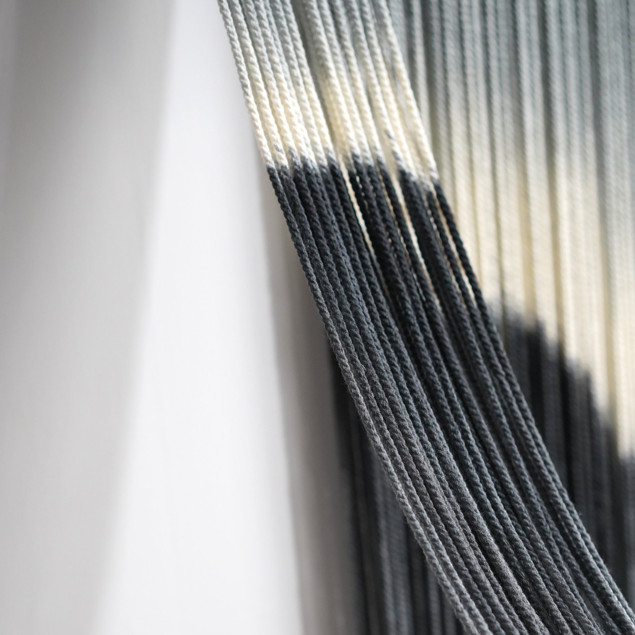 Mountain Textile Wall Hanging | Boho Dip Dye | yfine