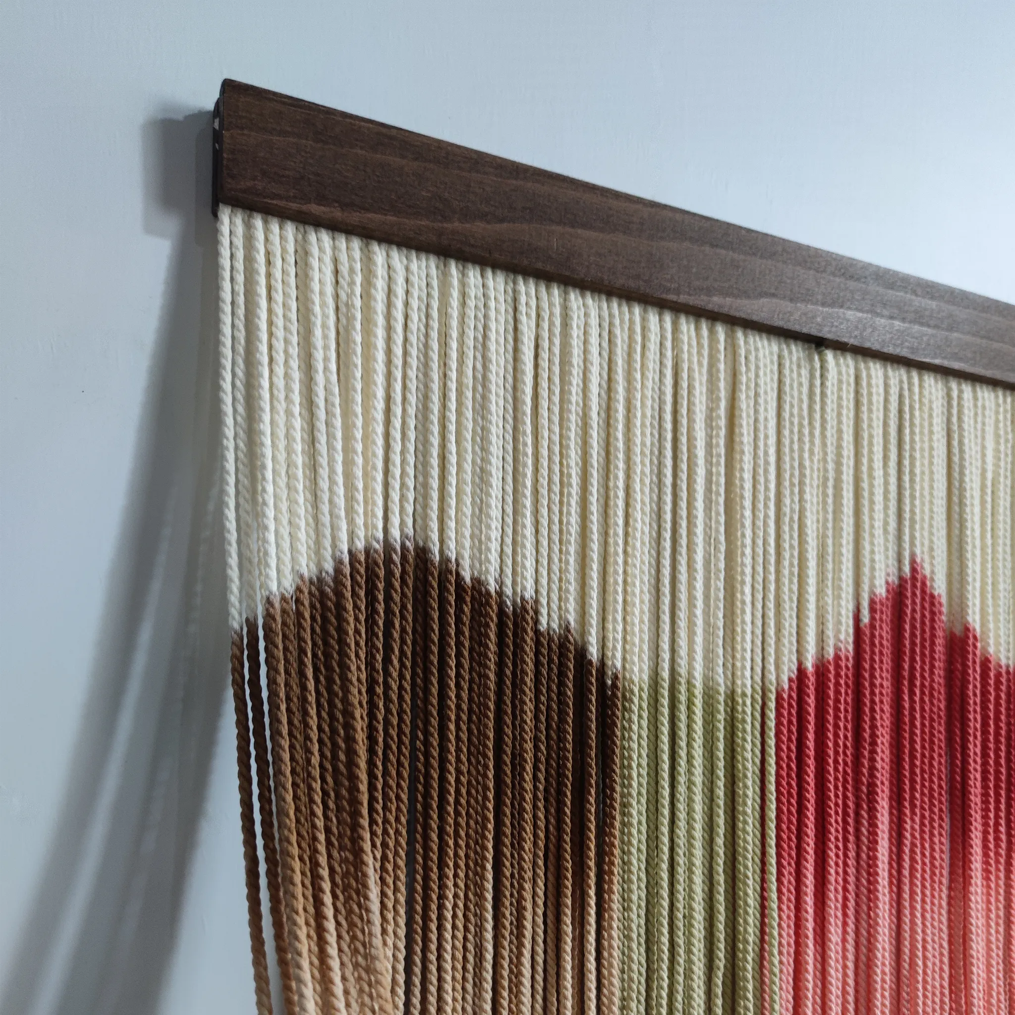 Sunburst Round Macrame | Handwoven Boho Wall Art | yfine