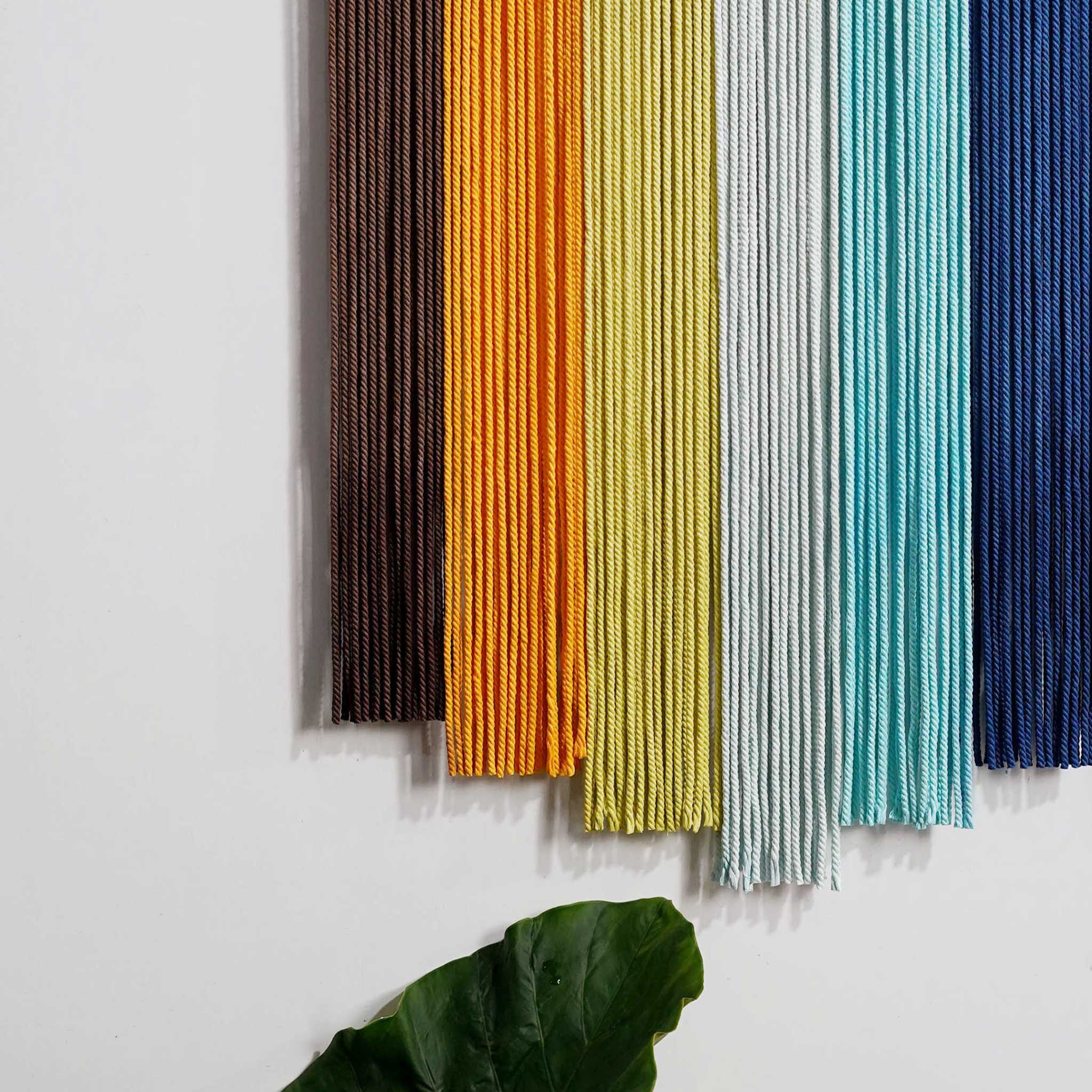 Multicolor Macrame Hanging | Dip Dye Tapestry Art | yfine