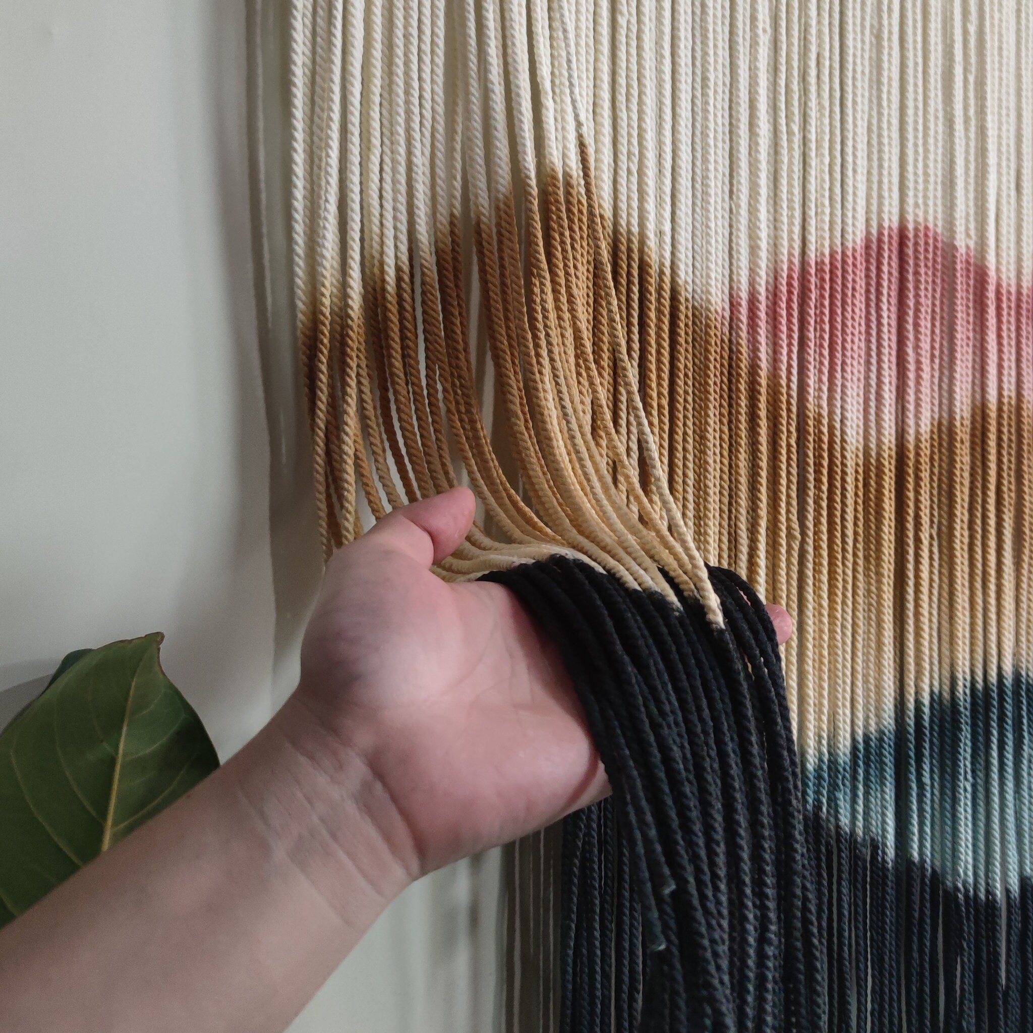 Vintage Boho Macrame Art | Mountain Tapestry | yfine