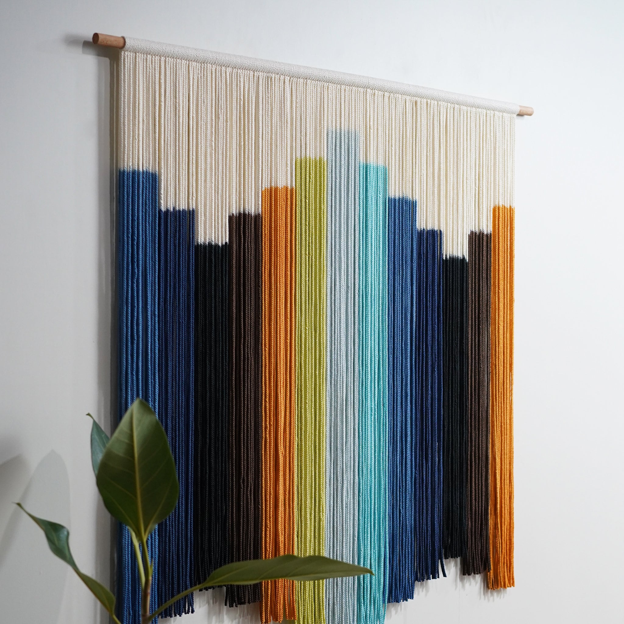 3D Rainbow Macrame Art | Boho Wall Hanging | yfine